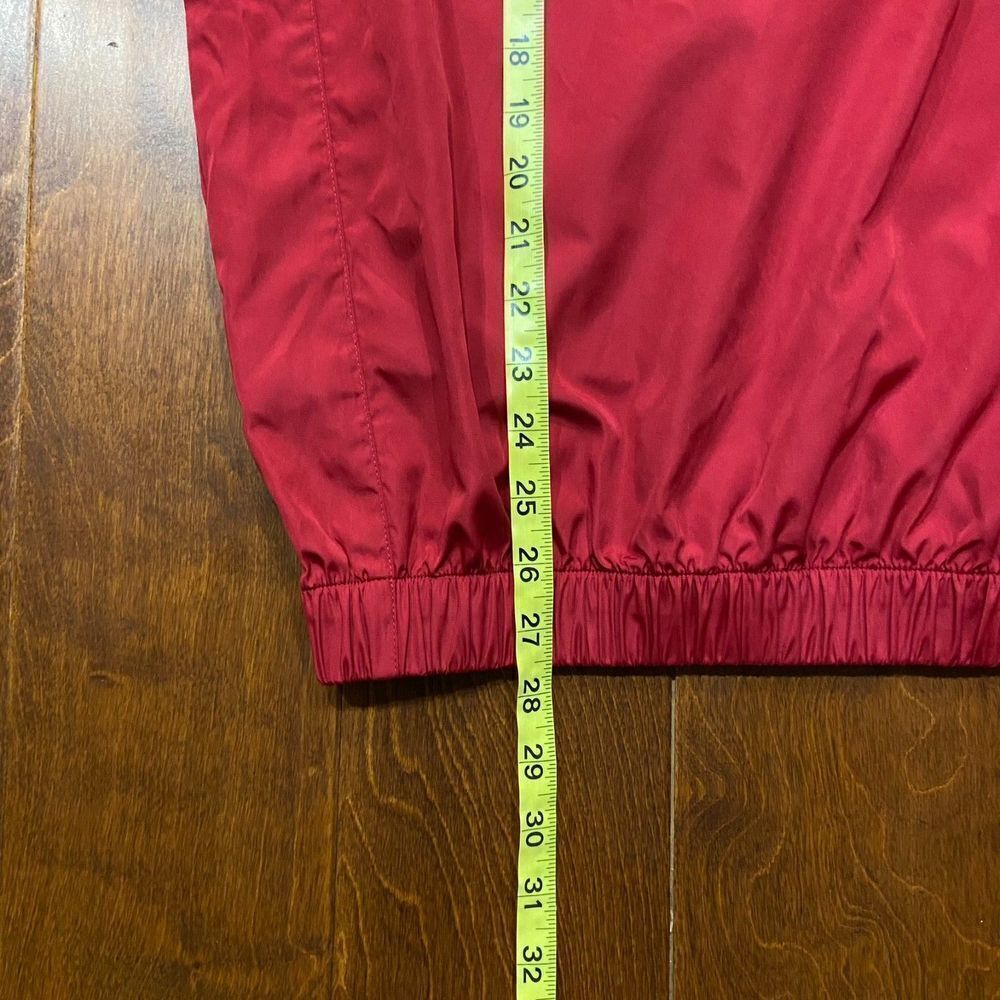 FootJoy V-Neck Red Black Golf Windbreaker Short Sleeve Men's Size Medium - Picture 10 of 10